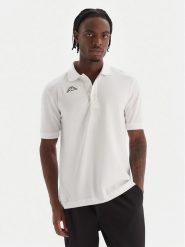 Kappa Polo Logo Sharas Mss 302B3D0 Biały Regular Fit. Białe koszulki polo męskie Kappa, m, bez wzorów, z bawełny, bez kołnierzyka, bez ramiączek. Za 79.99 zł.