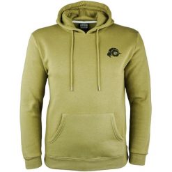 Męska bluza polarowa z kapturem i długim rękawem Outdoor. Zielone bluzy z kapturem męskie GUGGEN MOUNTAIN, m, bez wzorów, z bawełny, z kapturem. W wyprzedaży za 237.08 zł.