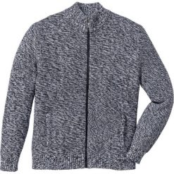 Sweter rozpinany Regular Fit bonprix czarny melanż. Kardigany męskie marki bonprix. Za 99.99 zł.