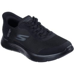 Adidasy Skechers Go Walk Flex - Hands, Mężczyźni. Czarne buty do biegania męskie Skechers, bez wzorów, z materiału, bez zapięcia, do biegania. Za 299.99 zł.