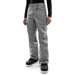 Spodnie snowboardowe hardshell męskie P2 Portes Sirok. Szare spodnie narciarskie i snowboardowe męskie SIROKO, bez wzorów, z hardshellu, narciarskie. W wyprzedaży za 421.00 zł.