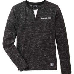 Shirt z długim rękawem Slim Fit bonprix czarny melanż. Koszulki męskie z długim rękawem marki 4f. Za 69.99 zł.