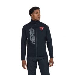 Bluza Rossignol męska New Hero Classique Clim czarna. Czarne bluzy nierozpinane męskie Rossignol, l, bez wzorów, sportowe, bez ramiączek, bez kaptura. W wyprzedaży za 669.00 zł.
