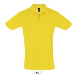 Polo Sol's Perfect. Żółte koszulki polo męskie SOL'S, m, bez wzorów, eleganckie, bez kołnierzyka, bez ramiączek. Za 109.00 zł.