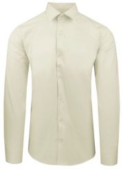 Pistacjowa Koszula Bawełniana o Taliowanym Kroju, Jednokolorowa. Zielone koszule męskie Pazzani, bez wzorów, z bawełny, bez kołnierzyka, bez ramiączek. Za 169.00 zł.