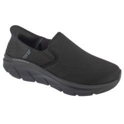 Buty sportowe Sneakersy męskie, Slip-ins: D'Lux Walker 2.0 - Reeler. Czarne buty sportowe na co dzień męskie Skechers, m, bez wzorów, sportowe, bez ramiączek, bez kaptura, trekkingowe. Za 379.99 zł.