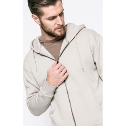 Review - Bluza. Brązowe bluzy rozpinane męskie Review, l, bez wzorów, z bawełny, bez ramiączek, z kapturem. W wyprzedaży za 99.90 zł.