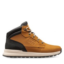 Trekkingi Helly Hansen. Brązowe buty trekkingowe męskie Helly Hansen, bez wzorów, sportowe, bez obcasa, bez zapięcia. Za 489.99 zł.