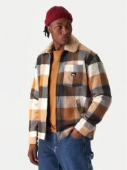 Quiksilver Kurtka przejściowa Dna Sherpa Harrington EQYJK04201 Brązowy Regular Fit. Brązowe kurtki męskie Quiksilver, m, bez wzorów, z bawełny, bez ramiączek, bez kaptura. Za 549.99 zł.