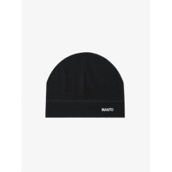 MANTO czapka BASE czarna. Czarne czapki męskie Manto, na zimę, bez wzorów. Za 99.00 zł.