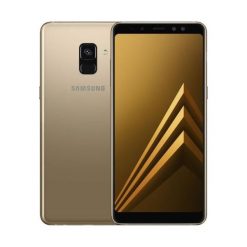Smartfon Samsung Galaxy A8 (2018) Gold (SM-A530FZDDXEO). Brązowe smartfony SAMSUNG. Za 1,378.00 zł.