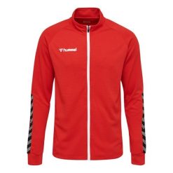 Kurtka Hummel Zip hmlAUTHENTIC Poly. Czerwone kurtki męskie HUMMEL, m, bez wzorów, sportowe, bez ramiączek, bez kaptura. Za 238.00 zł.
