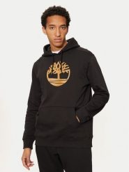 Timberland Bluza TB0A2BJHP561 Czarny Regular Fit. Czarne bluzy nierozpinane męskie Timberland, m, bez wzorów, z bawełny, bez ramiączek, bez kaptura. Za 219.99 zł.