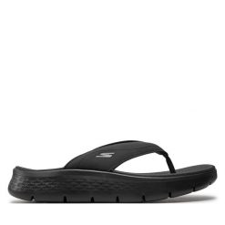 Japonki Skechers. Czarne klapki i japonki męskie Skechers, bez wzorów. Za 189.99 zł.