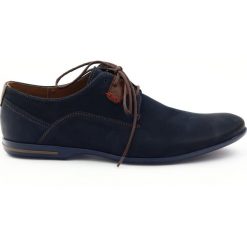 Riko buty męskie półbuty casual 813. Brązowe codzienne półbuty męskie Riko, bez wzorów, z nubiku, casualowe, bez obcasa, bez zapięcia. Za 209.00 zł.