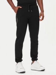 KARL LAGERFELD Spodnie dresowe 705062 554942 Czarny Regular Fit. Czarne spodnie dresowe męskie KARL LAGERFELD, bez wzorów, z bawełny. Za 629.99 zł.