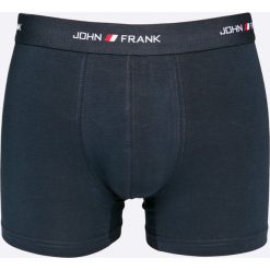John Frank - Bokserki (3-pack). Niebieskie bokserki męskie John Frank, l, bez wzorów, z bawełny. Za 99.90 zł.