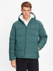Adidas Kurtka puchowa Helionic Down IK3176 Niebieski Regular Fit. Niebieskie kurtki męskie ADIDAS, m, bez wzorów, z puchu, bez ramiączek, bez kaptura. Za 759.99 zł.