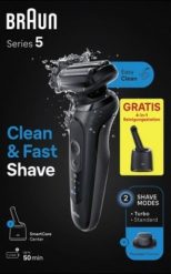 Braun Series 5 52-N7200cc + gratis cc. Golarki męskie BRAUN. Za 560.02 zł.