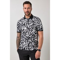 Męska Koszulka polo FLEXNAMIC® golf pika nadruk na całej powierzchni. Czarne koszulki polo męskie JAY-PI, m, bez wzorów, z elastanu, bez kołnierzyka, bez ramiączek. Za 199.99 zł.