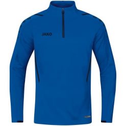 Bluza dresowa zapinana na zamek błyskawiczny Jako Challenge. Niebieskie bluzy rozpinane męskie Jako, m, bez wzorów, z dresówki, sportowe, bez ramiączek, bez kaptura. Za 228.20 zł.