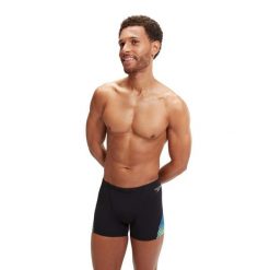 Kąpielówki męskie spodenki kąpielowe Speedo Digital V-Cut. Czarne kąpielówki męskie SPEEDO, m, bez wzorów. Za 271.67 zł.