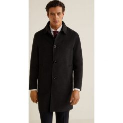 Mango Man - Płaszcz Grey. Szare płaszcze męskie Mango Man, z materiału. Za 449.90 zł.