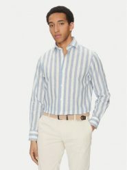 Marciano Guess Koszula 5GHH20 4461Z Niebieski Regular Fit. Niebieskie koszule męskie Marciano Guess, m, z aplikacjami, z bawełny, bez kołnierzyka, bez ramiączek. Za 339.99 zł.