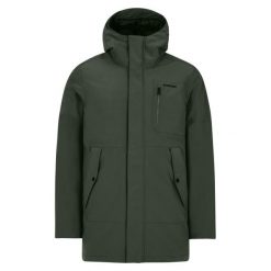 Parka Protest Hemley. Zielone parki męskie Protest, bez wzorów, z puchu, bez kaptura. Za 702.00 zł.