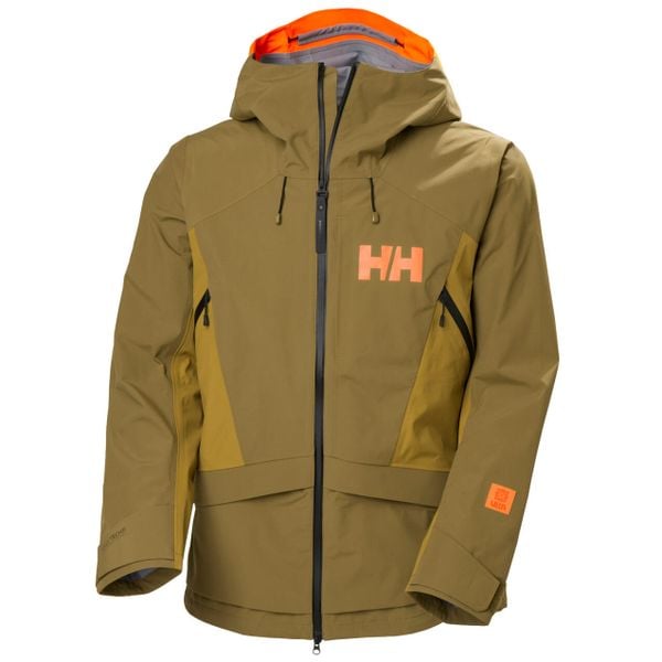 Kurtka narciarska Helly Hansen Sogn Tinden. Brązowe kurtki narciarskie i snowboardowe męskie Helly Hansen, na zimę, l, bez wzorów, z kapturem, narciarskie. Za 1,907.00 zł.