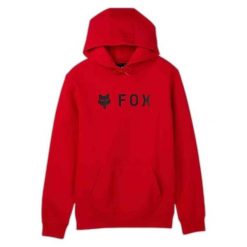 Bluza z kapturem męska Fox Absolute Fleece Po. Czerwone bluzy nierozpinane męskie FOX, m, bez wzorów, bez ramiączek, z kapturem. Za 248.99 zł.