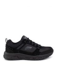 Skechers Trekkingi Oak Canyon 51893/BBK Czarny. Czarne buty zimowe męskie Skechers, bez wzorów, z materiału, sportowe, bez obcasa, bez zapięcia. Za 209.99 zł.