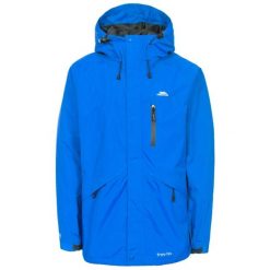Kurtka/płaszcz Męski Corvo Z Kapturem Wodoodporny. Niebieskie kurtki męskie Trespass, m, bez wzorów, sportowe, bez ramiączek, z kapturem. Za 226.99 zł.