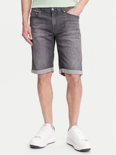 KARL LAGERFELD Szorty jeansowe 265820 552833 Czarny Regular Fit. Czarne szorty męskie KARL LAGERFELD, bez wzorów, z bawełny. Za 499.99 zł.