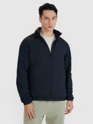 4F Kurtka przejściowa męska - czarna XL. Czarne kurtki męskie 4f, m, bez wzorów, z dzianiny, klasyczne, bez ramiączek, z kapturem. W wyprzedaży za 99.99 zł.