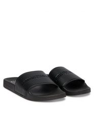 Armani Exchange Klapki XM002887 AF22832 UC001 Czarny. Czarne klapki i japonki męskie Armani Exchange, bez wzorów, z syntetyku. Za 249.99 zł.