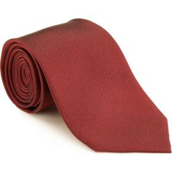 Krawat 85-7K-008-3. Czerwone krawaty i muchy męskie marki Wittchen, w jednolite wzory, z materiału, eleganckie. Za 59.00 zł.
