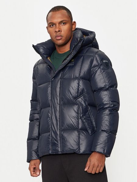 Blauer Kurtka przejściowa 24WBLUC03025 Błękitny Regular Fit. Niebieskie kurtki męskie Blauer, l, bez wzorów, z syntetyku, bez ramiączek, bez kaptura. Za 1,159.00 zł.