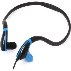 Słuchawki Freestyle z mikrofonem Sport FH1019 czarno niebieskie (42442). Czarne słuchawki douszne Freestyle. Za 33.84 zł.