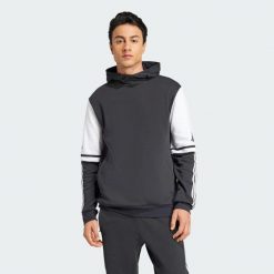 Bluza z kapturem Squadra 25 Sweat. Białe bluzy z kapturem męskie ADIDAS, xs, bez wzorów, z materiału, z kapturem. Za 239.00 zł.
