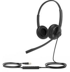 Yealink UH34 SE Stereo/Dual Teams USB-A Zestaw słuchawkowy Przewodowa Opaska na głowę Połączenia/muzyka USB Typu-A Czarny. Czarne zestawy słuchawkowe yealink. Za 212.56 zł.