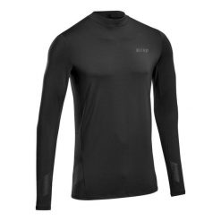 Męska bluzka zimowa sportowa z długim rękawem CEP Cold Weather. Czarne t-shirty sportowe męskie CEP, m, bez wzorów, sportowe, bez ramiączek. Za 279.00 zł.