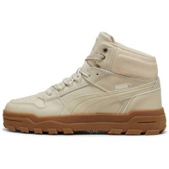 Adidasy Puma Rebound, Dla obu płci. Brązowe buty trekkingowe męskie Puma, bez wzorów, z syntetyku, sportowe, bez obcasa, bez zapięcia. Za 490.00 zł.