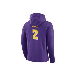 Bluza męska nike nba los angeles lakers lonzo ball hoodie field purple. Fioletowe bluzy nierozpinane męskie Nike, m, bez wzorów, sportowe, bez ramiączek, bez kaptura. Za 279.00 zł.