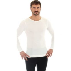 Brubeck Koszulka męska z długim rękawem COMFORT WOOL biała r. XXL (LS11600). Bielizna termoaktywna męska marki Brubeck. Za 144.99 zł.