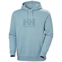 Bluza z kapturem Helly Hansen Logo. Niebieskie bluzy z kapturem męskie Helly Hansen, m, bez wzorów, z kapturem. Za 383.00 zł.