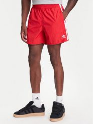 Adidas Szorty sportowe adicolor Classics Sprinter IU0771 Czerwony Regular Fit. Czerwone szorty sportowe męskie ADIDAS, bez wzorów, z syntetyku, sportowe. Za 139.99 zł.