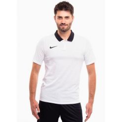 Koszulka sportowa męska Nike Drifit Park 20. Białe t-shirty sportowe męskie Nike, m, bez wzorów, sportowe, bez ramiączek. Za 209.00 zł.
