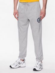 New Balance Spodnie dresowe MP31902 Szary Regular Fit. Szare spodnie dresowe męskie New Balance, bez wzorów, z bawełny. Za 139.99 zł.