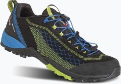 KAYLAND Buty ALPHA KNIT GTX black blue 45. Czarne buty trekkingowe męskie Kayland, bez wzorów, bez zapięcia. Za 511.28 zł.